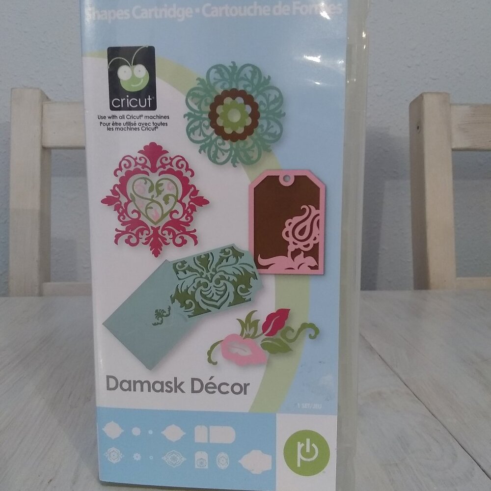 Cricut Damask Decor